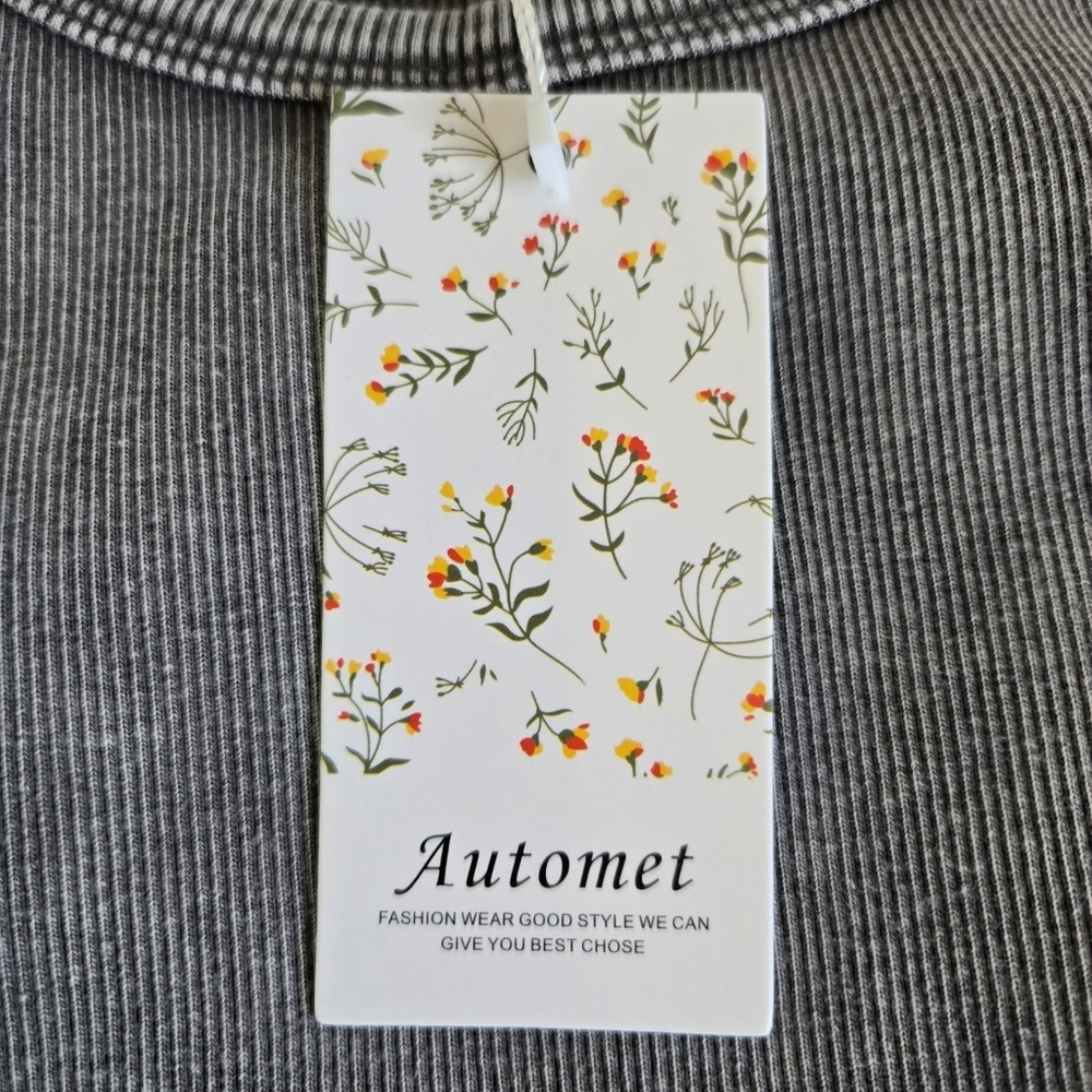 Automet Washed Rib Tank Top. Size Large. New. - Picture 8 of 8